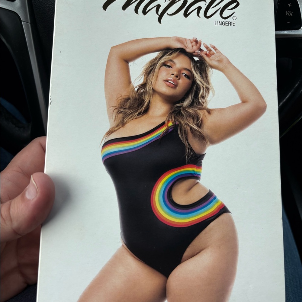 Mapalé 2718X Willow Asymmetric Plus Size Bodysuit  - New in Packaging